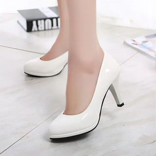 รองเท้าส้นสูงสไตล์ส้นเข็มสำหรับผู้หญิง ดีไซน์หรูหรา หัวรองเท…