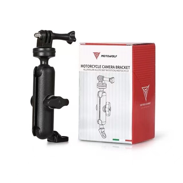 สินค้าพร้อมส่ง🚗ขายึดเเฮนด์ ที่ยึดกล้องแอคชั่นแคม Action camera สำหรับติดมอเตอร์ไซด์ (0092)