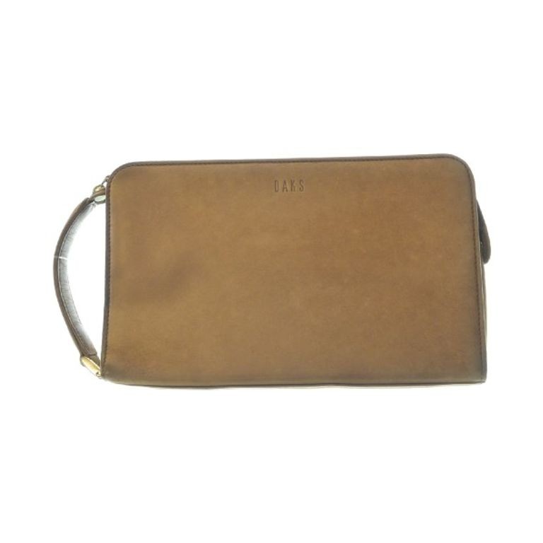 Daks Clutch Handbag bag brown Direct from Japan Secondhand