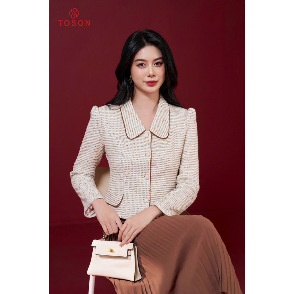 สเวตเตอร์สีเหลือง คอปก sam Vest 83014V94 by Toson