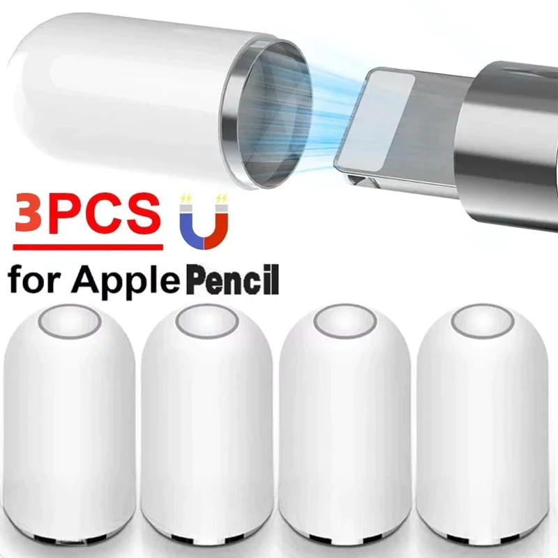 ฝาครอบอะไหล่แม่เหล็กสําหรับดินสอ Apple 1st Gen เปลี่ยนสําหรับ i/Pad อุปกรณ์เสริม Cap