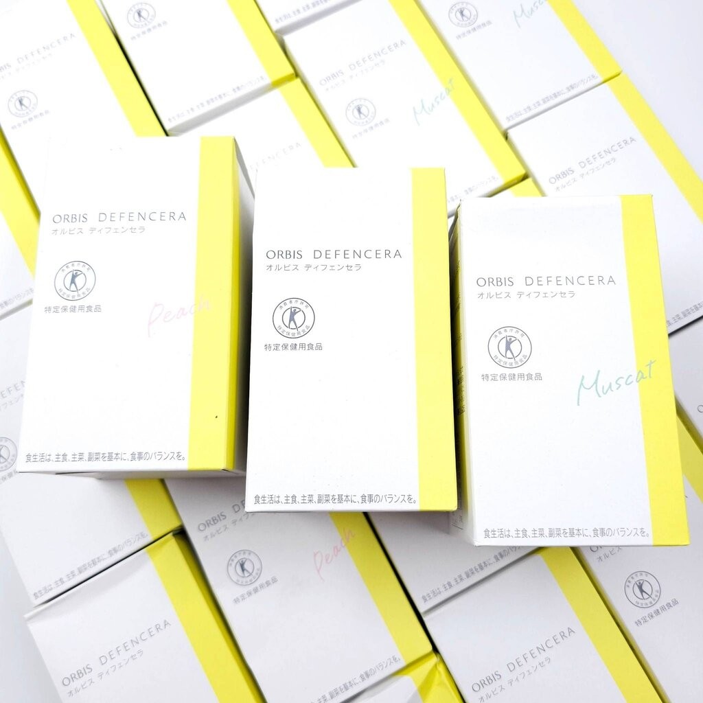 ORBIS Ceramide Defencera สกินแคร์ทานได้จากประเทศญี่ปุ่น 1 กล่อง 30 ซอง มีให้เลือก 3 รส