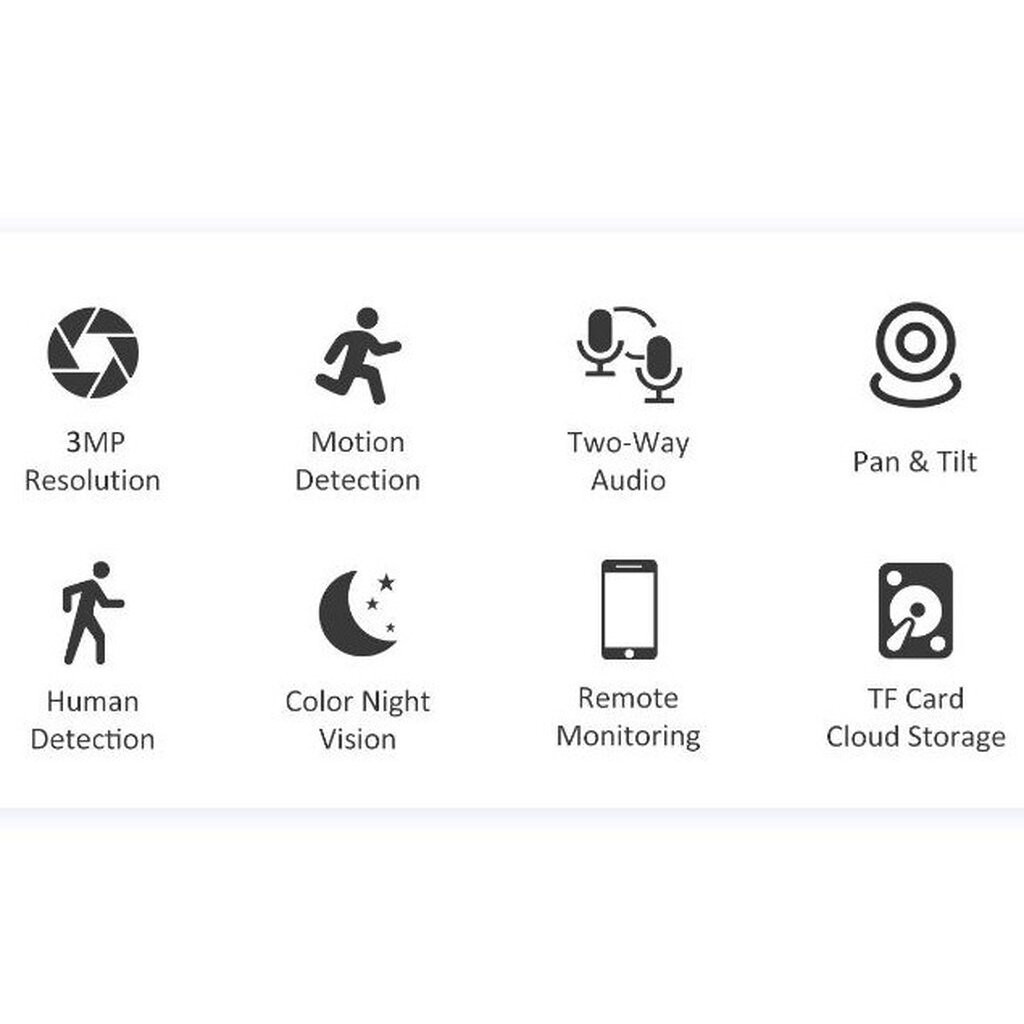 Vstarcam CS995 3MP 1269p กล้องวงจรปิดไร้สาย Indoor Wi-Fi Security Camera มีระบบ AI+