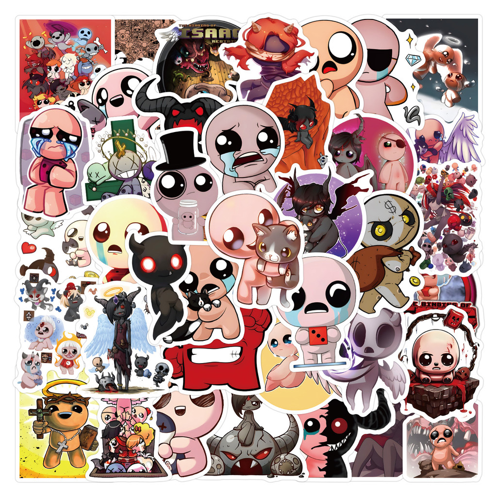 50 ชิ้น The Binding Of Isaac การ์ตูน Graffiti สติกเกอร์ตกแต่งกันน้ํา