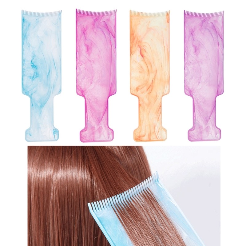 กระดานไฮไลท์ ACE Bulayage พร้อมฟันผม Dying Paddle Hair Dying Board