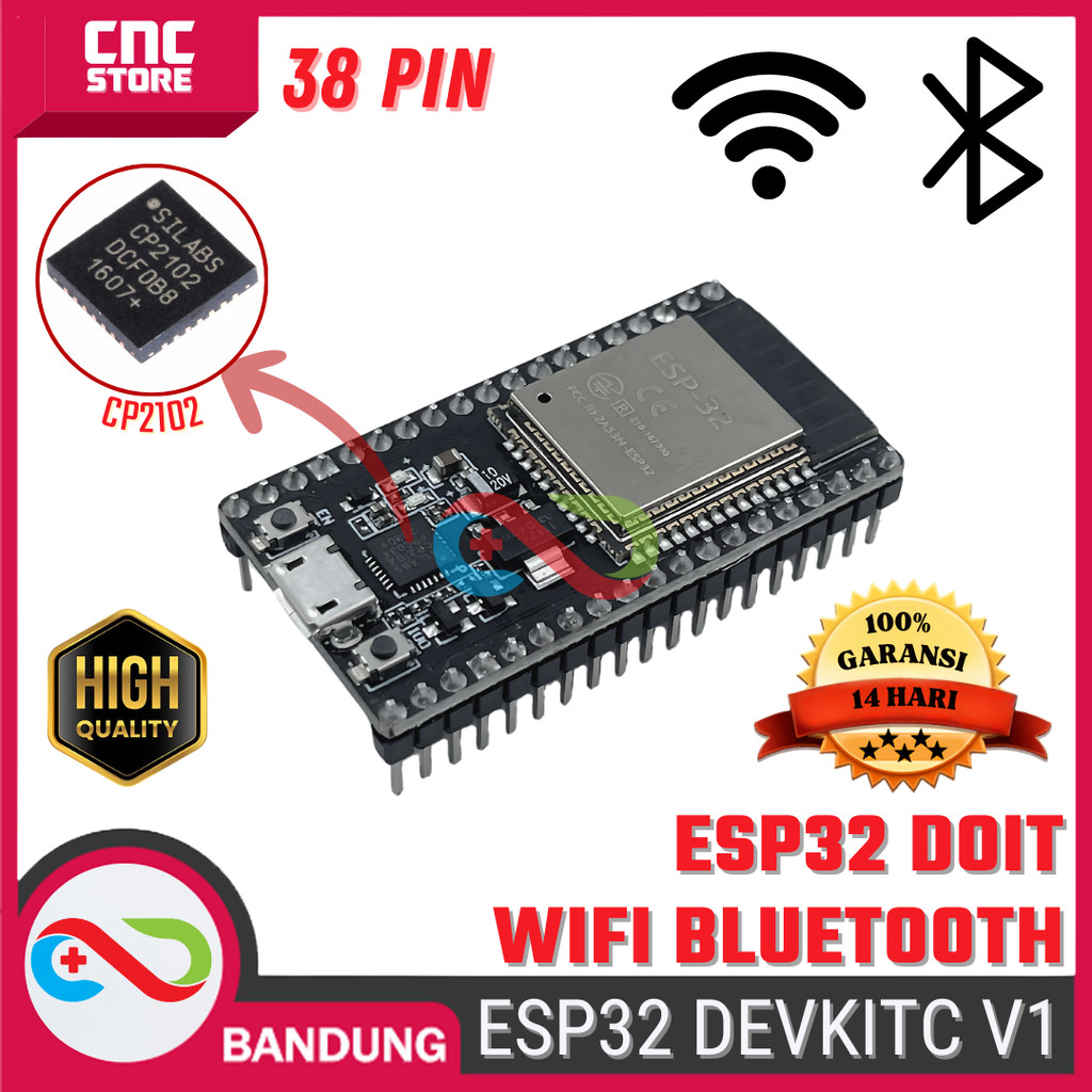 ESP32 ESP-32 DOIT WIFI BLUETOOTH IOT ESP-32S DEVELOPMENT BOARD 38 PIN