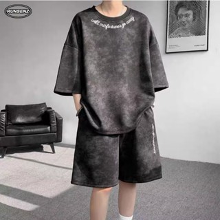 4เอ็กแอล-8เอ็กแอล สไตล์อเมริกันอินเทรนด์ชุดสูทขนาดใหญ่ผู้ชาย…