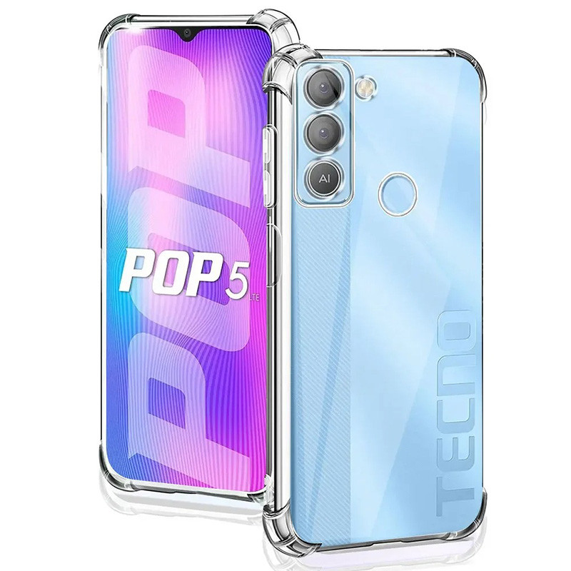 สําหรับ Tecno Pop 5 LTE BD4 BD4i BD4a เคสกันกระแทกนุ่มใส TPU Cover Shell