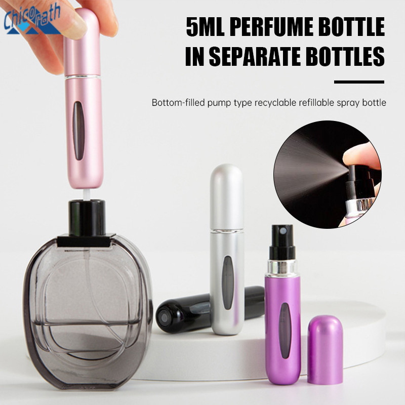 🎐 5ml ปั้มเติมก้นขวด พกพาสะดวก รีฟิวง่ายสำหรับเดินทาง ใส่น้ำหอม เครื่องสำอางค์เหลว🎐