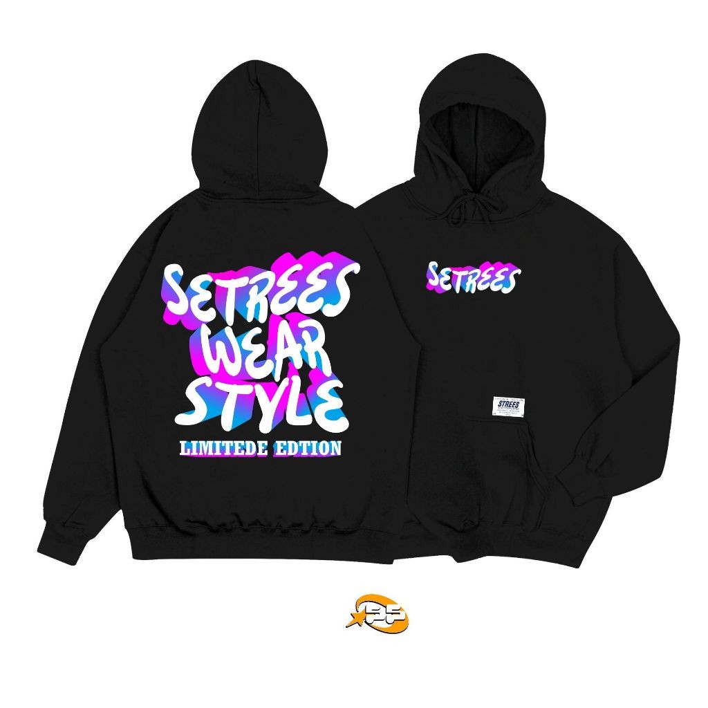 Streetsweater Hoodie STREESWEAR Made from Soft, Cool Fleece Fabric Size M-XXL