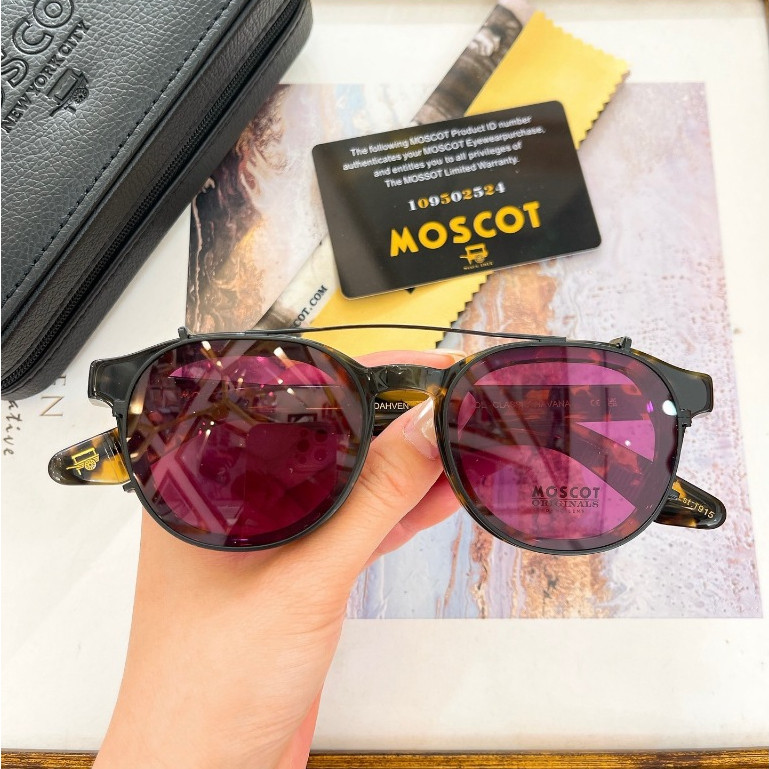 [คุณภาพสูง] แว่นกันแดด MOSCOT สําหรับผู้หญิง DAHVEN แผ่น Cat Eye Shape แฟชั่นชุดแว่นตาแว่นตากันแดด A