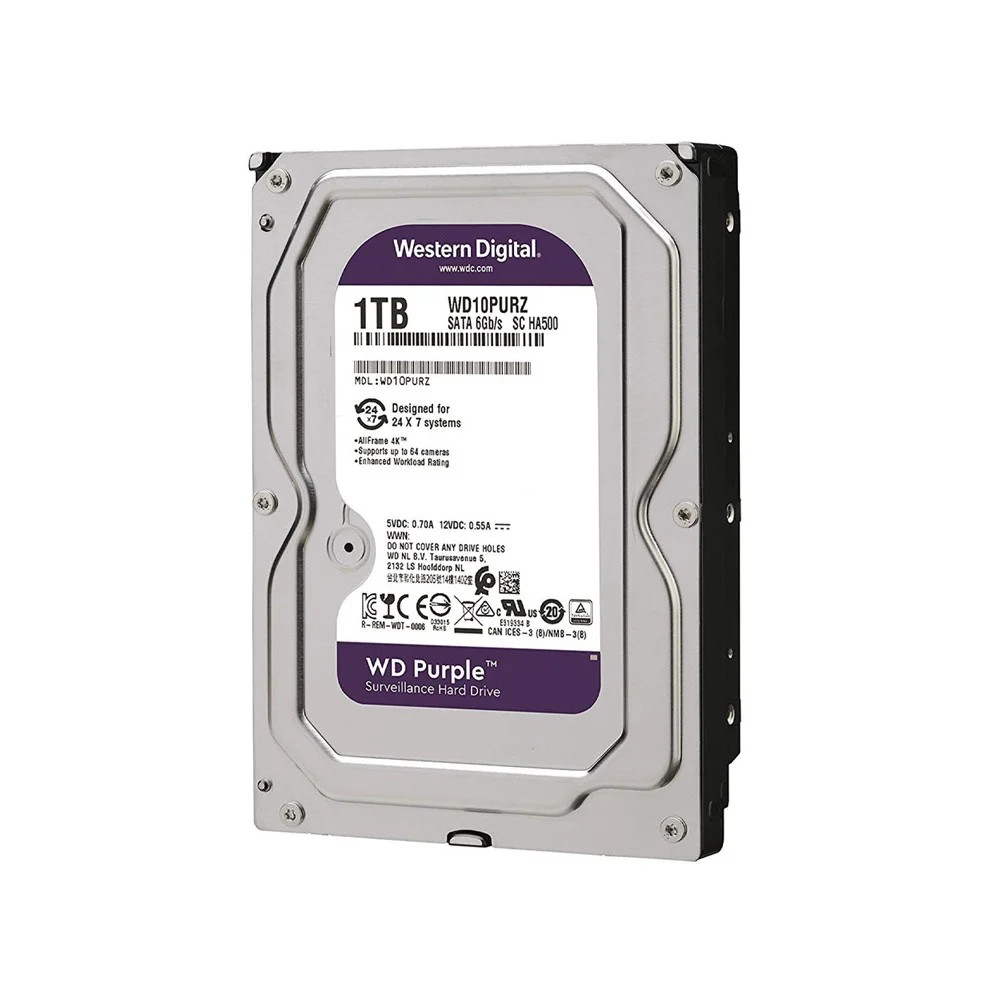 WD HDD WD PURPLE 1TB (ฮาร์ดดิสก์) (WD11PURZ)