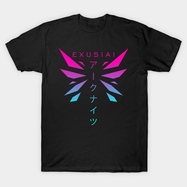 เสื้อยืด Vintage EXUSIAI ARKNIGHTS RAINBOW T-Shirt แท้ Cotton 100% ดับกลิ่น+ต้านเชื้อ แฟชั่น สไตล์