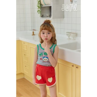 「สินค้าลิขสิทธิ์แท้」IRIS KIDS Sera series l IKS95241 My sera set เสื้อผ้าเด็ก เสื้อเเขนกุดกางเกง