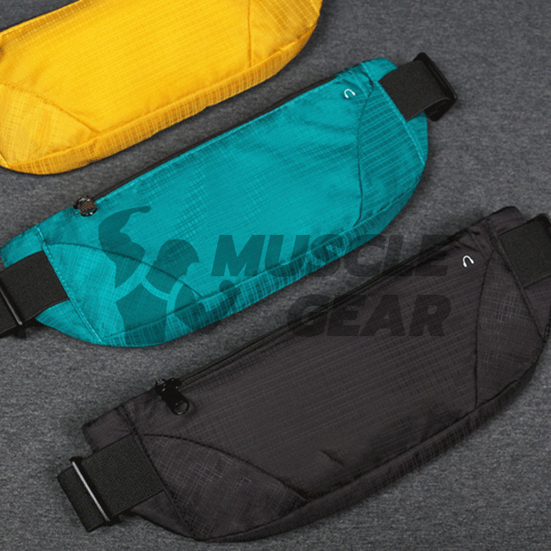 กระเป๋าวิ่งคาดเอว กระเป๋าวิ่ง ออกกำลังกาย มัลติฟังก์ชั่น เข็มขัดปรับ มีหลายช่องใช้งาน Buckle Belt Ba