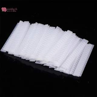 RENBG 100 ชิ้นตาข่ายยืดหยุ่นสุทธิ Protectors ฝาครอบ Sheath ความงามสีขาวเครื่องสําอาง Make Up แปรง Guards สะดวกเครื่องมือ TH