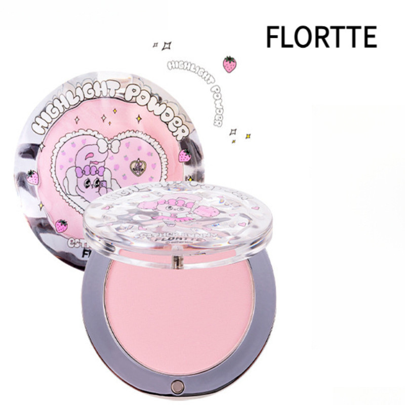 FLORTTE Highlight BUNNY Joint Monochrome Highlighter Naturally Brightens Facial Cosmetic Highlighter