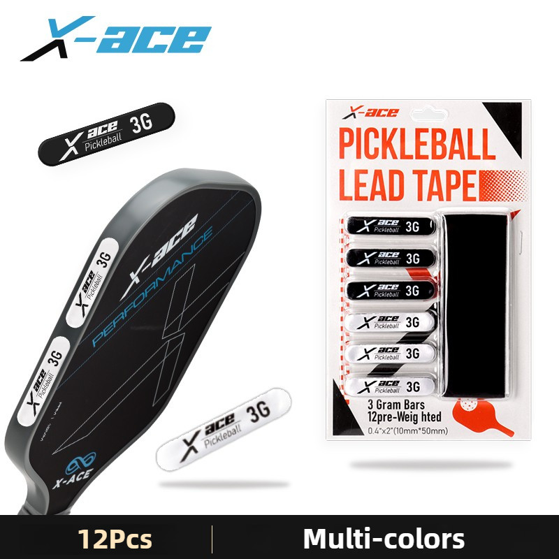 X-ACE Pickleball Paddle Weighted Strips Tape, 12 ชิ้น, Balance Adjuster, สําหรับการควบคุมและพลังงานที่เพิ่มขึ้นในเกม Pickleball, เทปตะกั่ว ราคา ถูกที่สุด ดีลบีเคเค แกลเลอรีภาพที่ 5