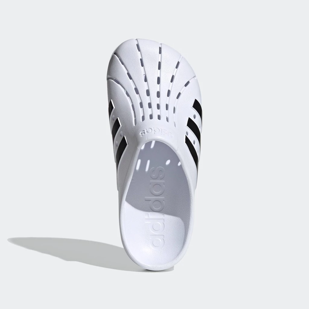 adidas ว่ายน้ำ & ไลฟ์สไตล์ รองเท้าคล็อก Adilette Unisex สีขาว FY8970 thumbnail 4
