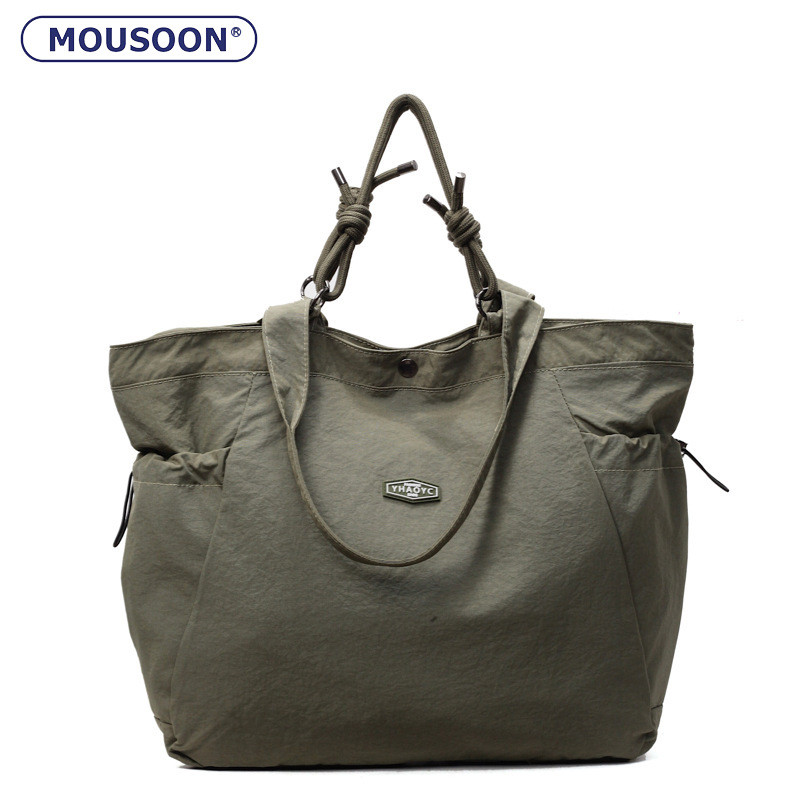 MOUSOON ความจุขนาดใหญ่ Totes Leisure Travel กระเป๋าสะพายหลายกระเป๋า