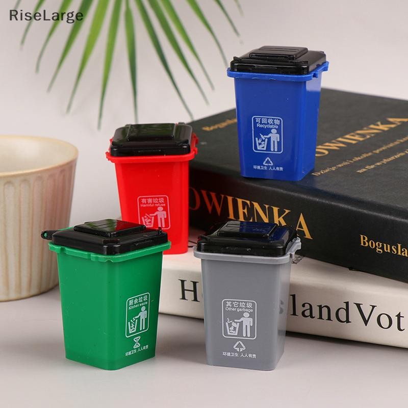 [RiseLarge] 1:12 Dollhouse Miniถังขยะรุ่น/ถังขยะขนาดเล็ก/ปากกาOrganizer Home Storage Canใหม่