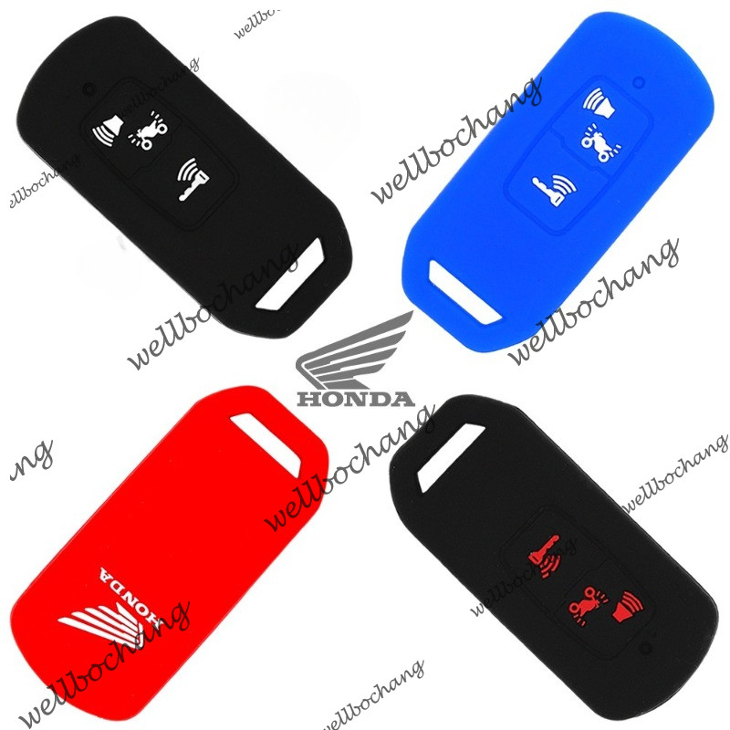 เคสกุญแจซิลิโคนสําหรับ Honda PCX PCX-160 PCX160 2 ปุ่ม
