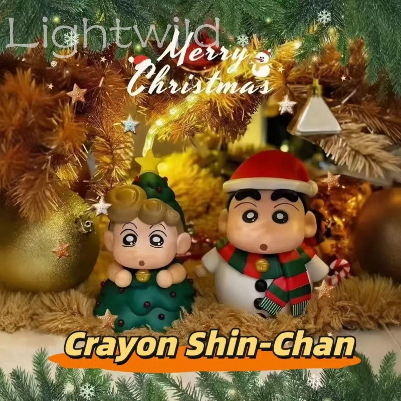 Crayon Shin-Chan ตกแต่งโต๊ะ ความคิดสร้างสรรค์ เทศกาล ของขวัญ อุปกรณ์เสริม Christmas คริสต์มาสชินจัง