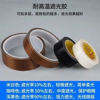 แถบไฟ นํา แถบแรเงาเทปฮูด ดิฟฟิวเซอร์ สติกเกอร์ฟิล์มป้องกันแสงป้องกันแสงสะท้อนฉนวนกันความร้อนทนอุณหภูมิสูงแถบกันแสงกันน้ํา112803