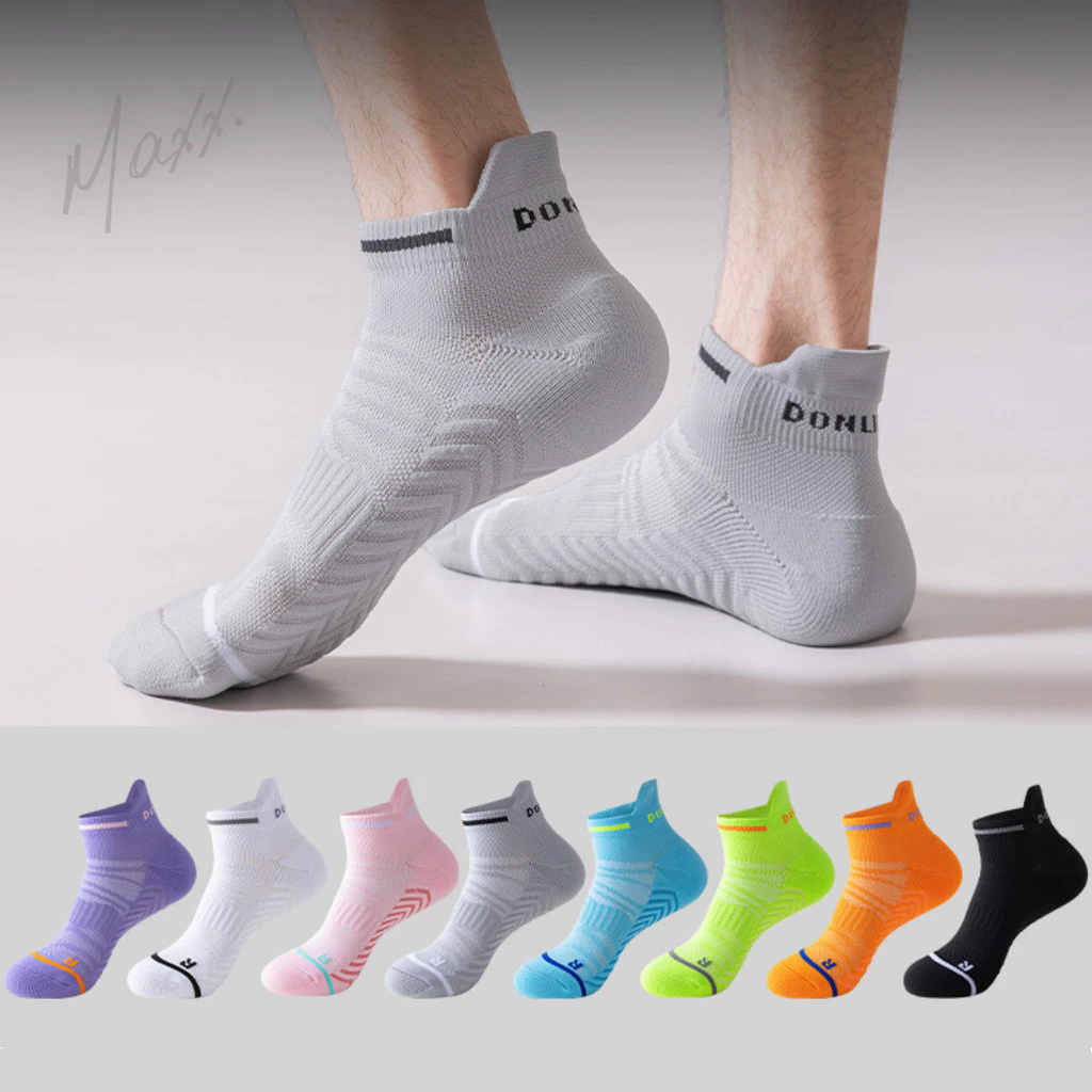 ถุงเท้าพื้นหนา DONLIMA ของแท้ 100% ถุงเท้าวิ่ง พื้นหนา กระชับ มีหลายสี มีทั้งของ ชายและหญิง พร้อมส่ง