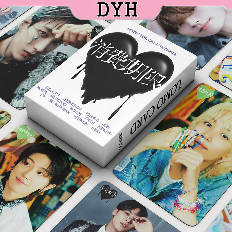 55 ชิ้น/กล่อง Seventeen Photocards JAPAN 4TH อัลบั้มเดี่ยว KPOP LOMO การ์ดคอลเลกชัน