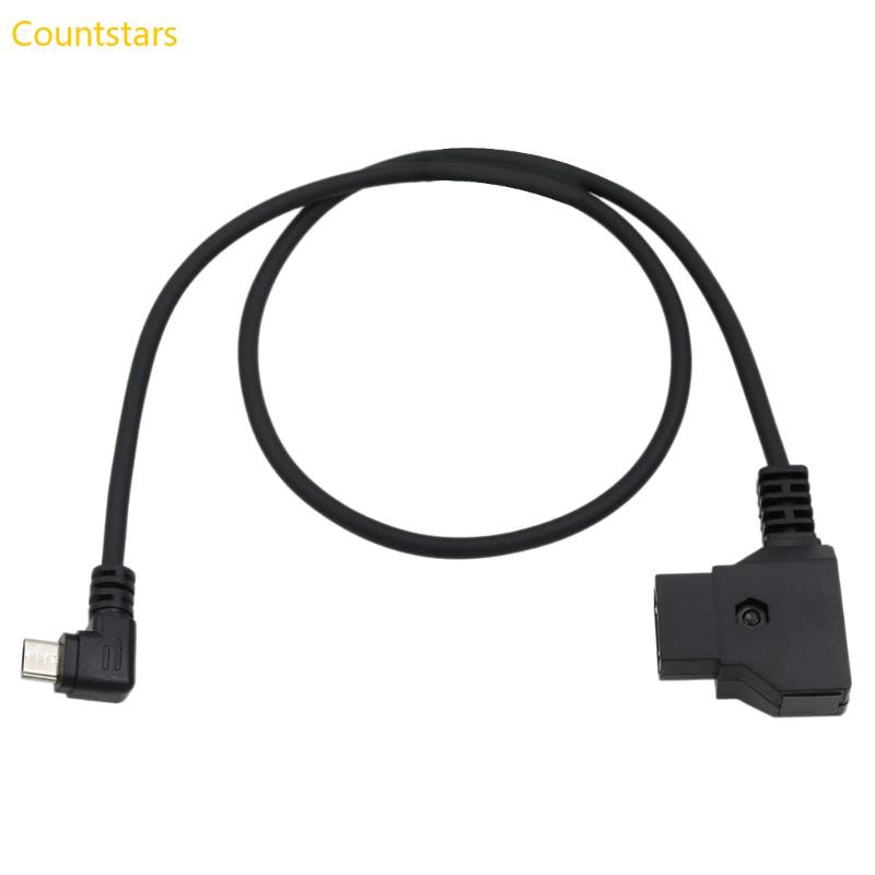 Cou Dtap to Type C Cable กล้องสายไฟ D Tap Input to USB C Output สายชาร์จสําหรับ V Mount