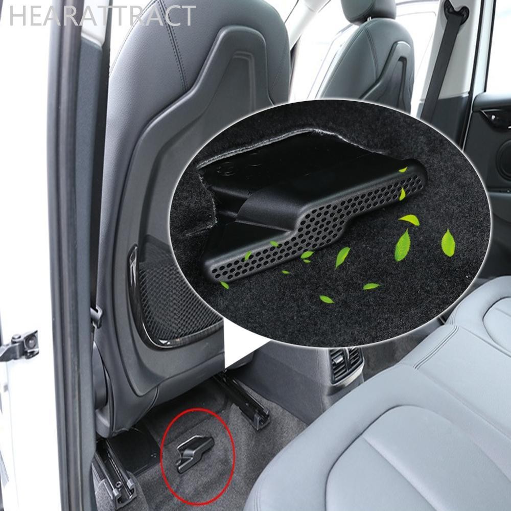 Hearattract 2 ชิ้น Car Air Vent ครอบคลุม Grille ด้านหลังที่นั่งด้านล่าง Anit-Blocking Outlet ภายใต้ที่นั่งฝุ่นสําหรับ BMW X1 F48 2017 - 2023 X2 F39 อุปกรณ์ตกแต่งภายใน G6P3