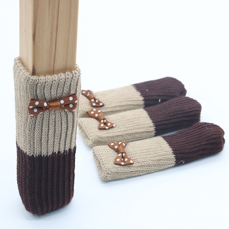 [3-5 วันมาถึง] ผีเสื้อผูกเก้าอี้ขาฝาครอบป้องกัน-กันลื่นป้องกันรอยขีดข่วนป้องกันเสียงรบกวน-โซฟาฟุตกรณี-ถักขาโต๊ะแขน-เฟอร์นิเจอร์ขาป้องกัน-ตกแต่งบ้าน - รูปที่ 6