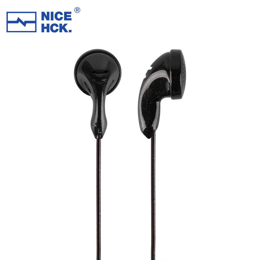 Nicehck B80 HiFi Earbud 14.8 มม.PU TopologyBio ไดอะแฟรมแบบไดนามิก Bright Surface HD ไมโครโฟนเพลงหูฟังแบบมีสาย