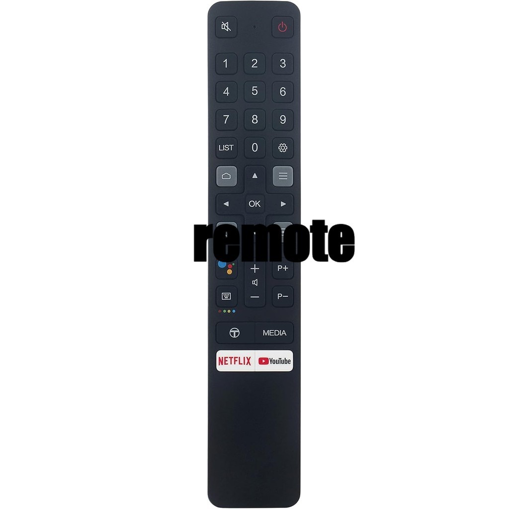 RC901V FMR1 เปลี่ยนเสียงรีโมทคอนโทรล fit สําหรับ TCL Android สมาร์ททีวี 55S430 40A325 40S330 40S6500