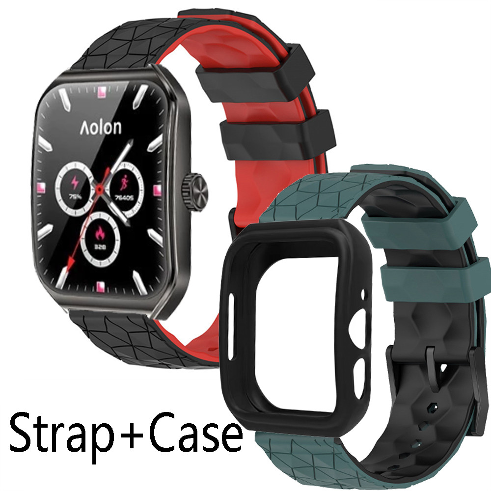 สําหรับ Aolon Curve2 สมาร์ทนาฬิกาป้องกันหน้าจอสําหรับ Aolon Curve 2 สายรัดซิลิโคนสายรัดข้อมือสร้อยข้