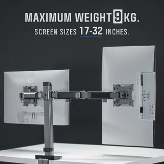 ERGONOZ Monitor Arm แขนจับจอ ขาตั้งจอคอมพิวเตอร์ รุ่น EGN-FMAV2-S / D สำหรับจอ 17-32"