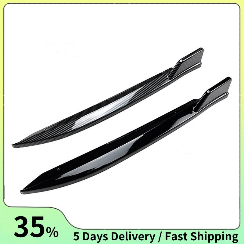 ด้านหลังกันชน Lip Angle Diffuser Splitter สปอยเลอร์สําหรับ BMW- 5 Series G30 M-Tech 525I 530I 540I 2