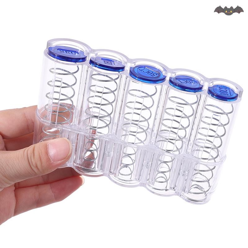 [PE] Creative Storage Coins Purse Storage Box Euro Coin Dispenser Coin Holder Case TH