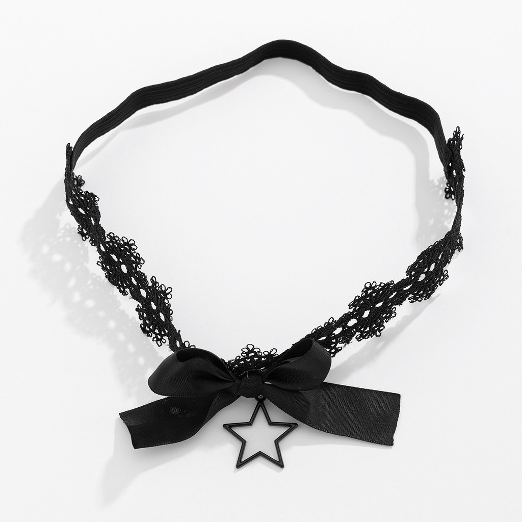 อินเทรนด์เซ็กซี่ยืดหยุ่นลูกไม้สีดําดอกไม้ขาแหวนสําหรับผู้หญิงพู่ต้นขาโซ่อุปกรณ์เครื่องประดับ - รูปที่ 3