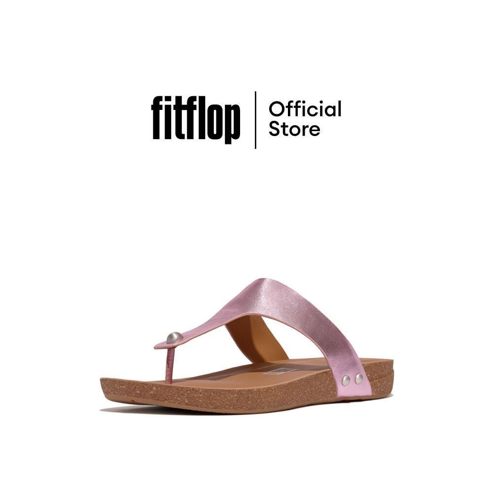 FITFLOP IQUSHION METALLIC-LEATHER รองเท้าแตะแบบหูหนีบผู้หญิง รุ่น HT1-B26 สี PURPLE