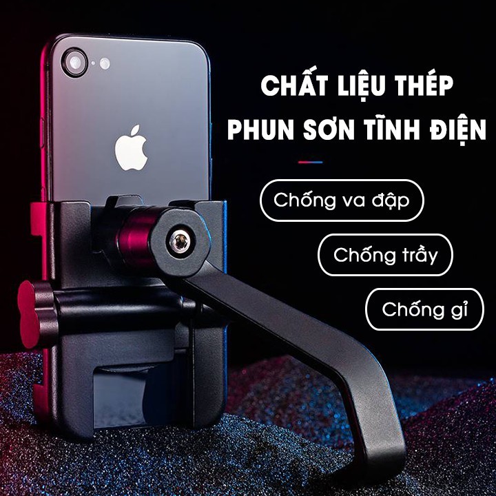 C2 ที่วางโทรศัพท์มอเตอร์ไซค์ - Anti-Vibration, Anti-Theft แข็งแกร่งเป็นพิเศษ Pk Thai Duong