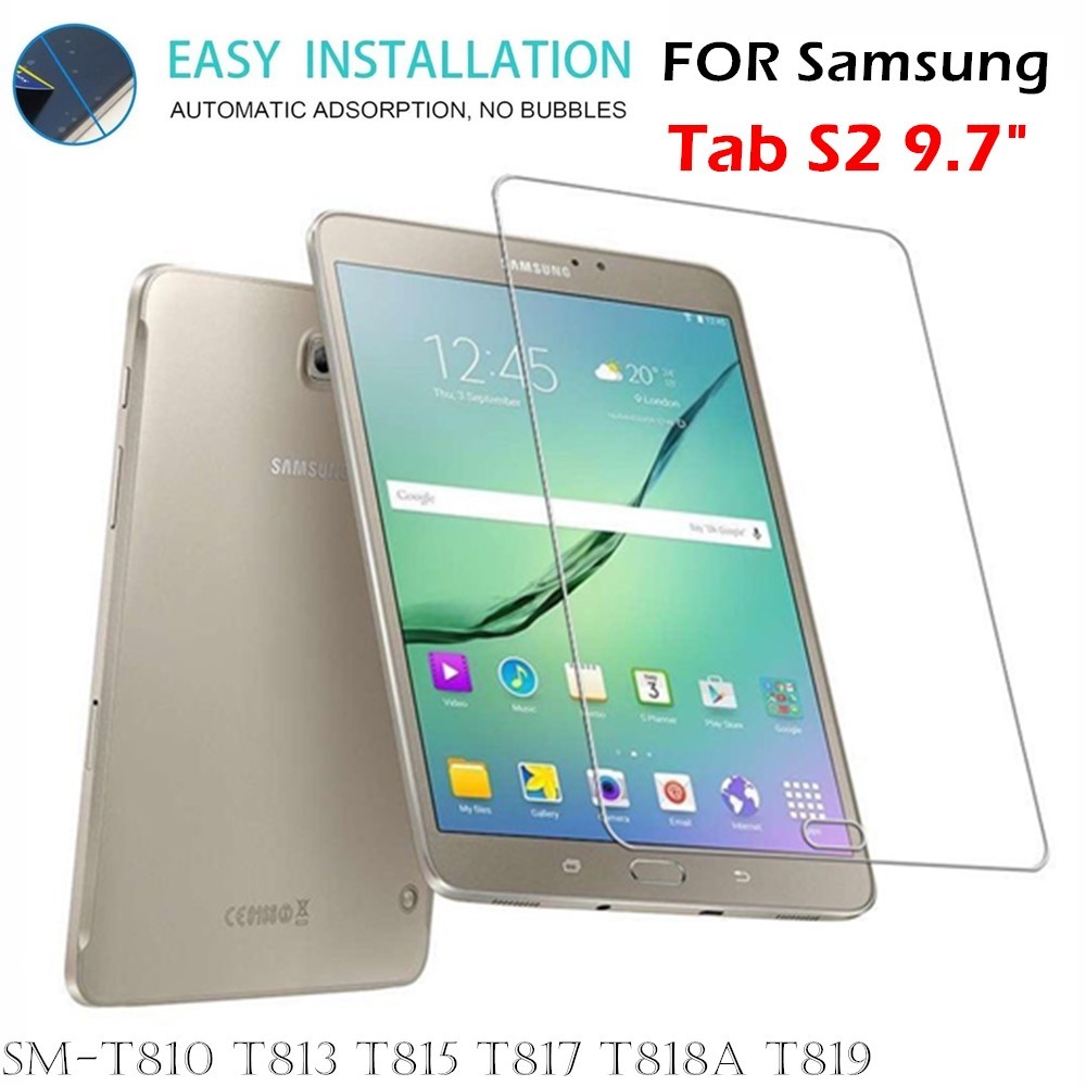 1/2/3 ชิ้นป้องกันหน้าจอสําหรับ Samsung Galaxy Tab S2 9.7 SM-T810 T813 T815 T817 T818A T819 9H ความแข