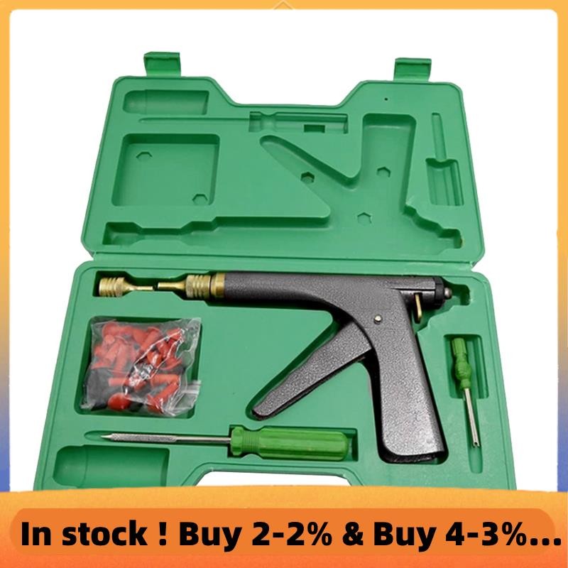 ชุดเครื่องมือซ่อมแซมยางรถยนต์จักรยานอัตโนมัติยางซ่อมเจาะเสียบโรงรถรถจักรยานยนต์ล้อชุดสูญญากาศพลาสติกยางรถยนต์ซ่อมชุดเครื่องมือ