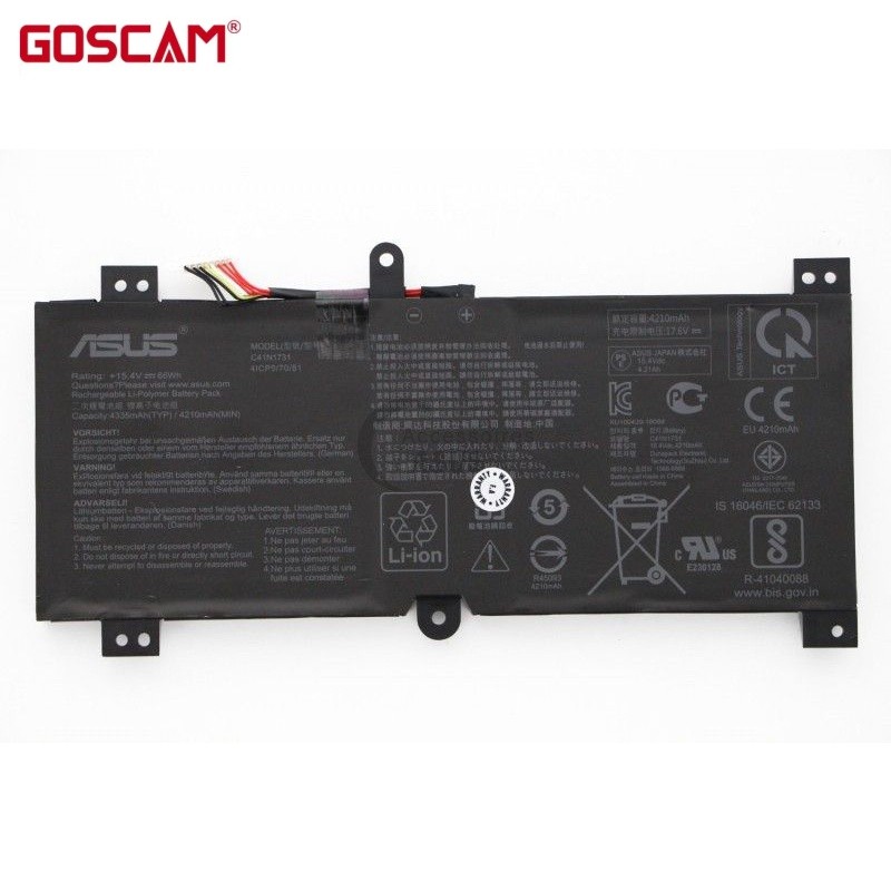 ✿แบตเตอรี่ C41n1731สำหรับ ASUS ROG Strix gl704 gl504gs g515gv gl704gm gl504gm g715gv