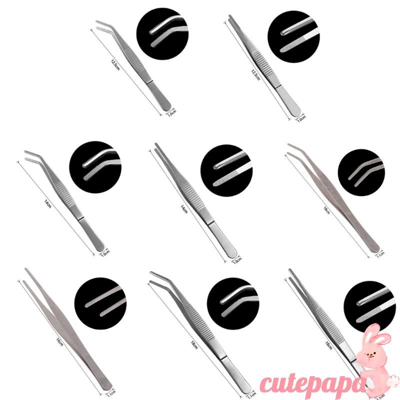 Cutep Professional Stainless-Steel Precision Tweezer 12 5 14 16 18 สําหรับ cm Curved Force