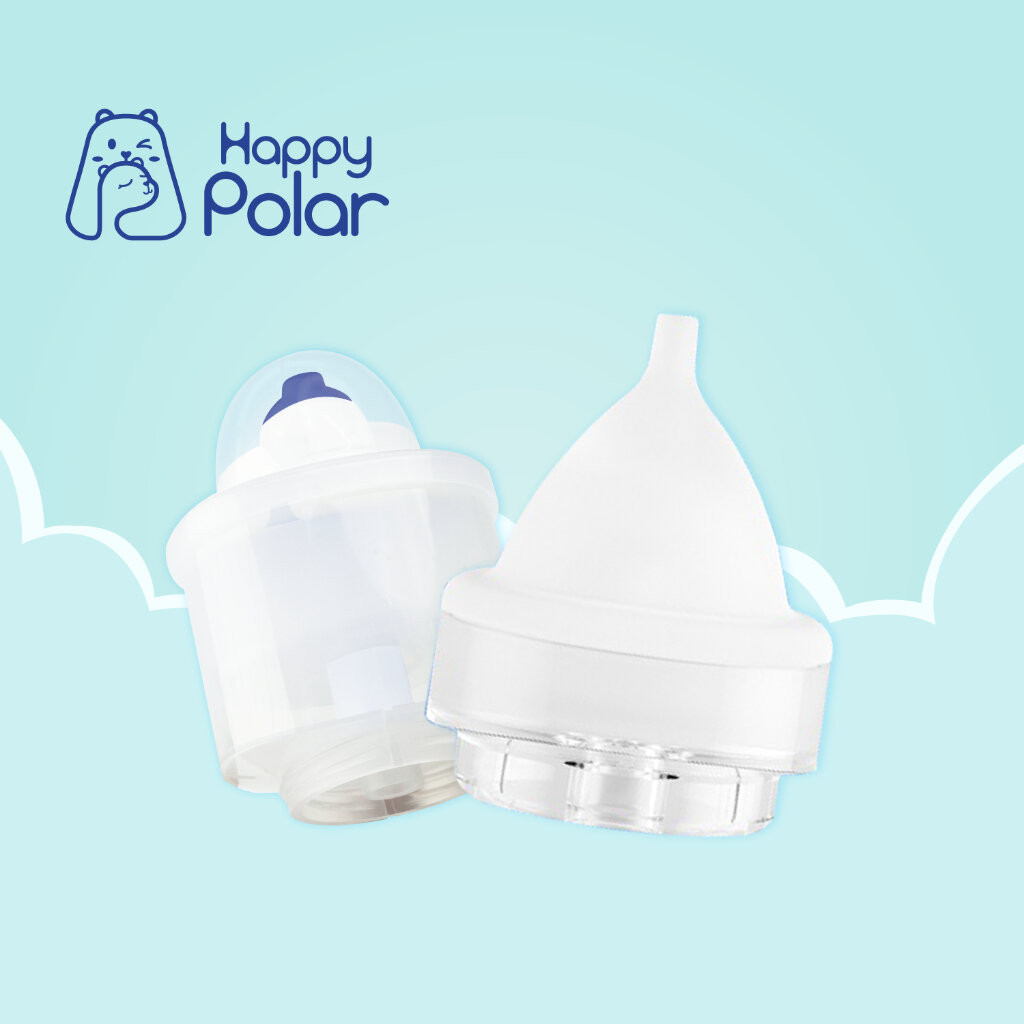 Happy Polar อุปกรณ์เสริม หัวล้างจมูก หัวดูดน้ำมูก สำหรับเครื่องล้างจมูกไฟฟ้า XY1005