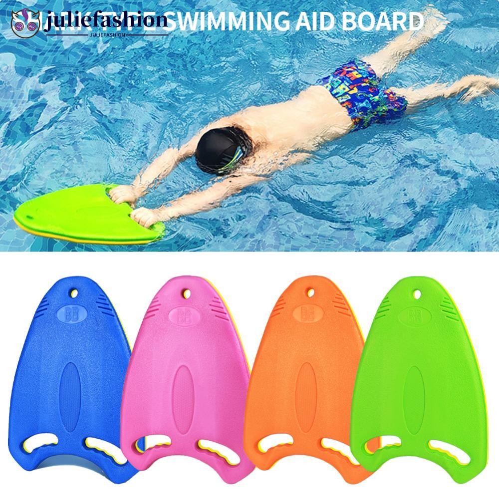 JULIEFASHION ผู้ใหญ่เด็ก EVA กลับลอย Kickboard การฝึกอบรมแผ่น Shark-Type Professional ว่ายน้ํา Kickb
