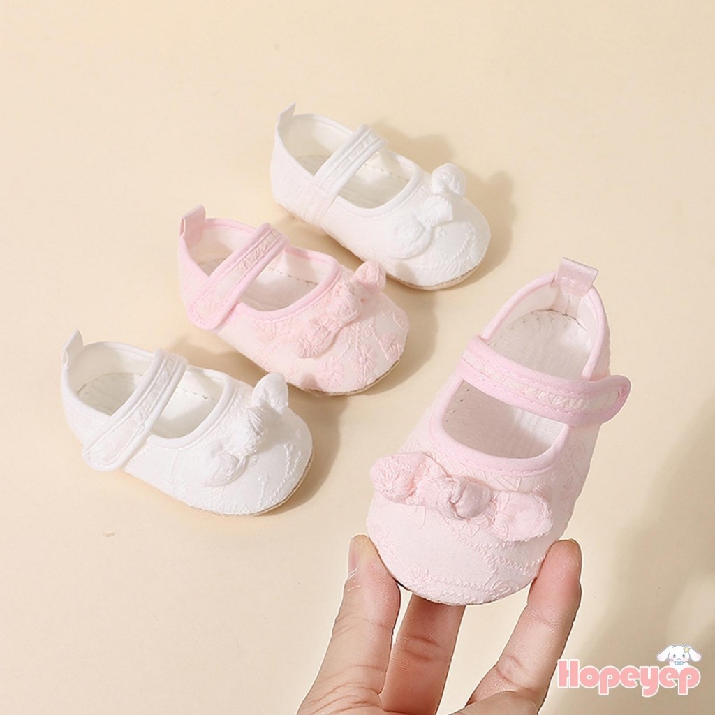 Zjtjj-infant รองเท้าเด็กผู้หญิงลื่นนุ่ม Soled ลูกไม้ Bowknot Flats เด็กวัยหัดเดิน First Walker ฤดูใบไม้ผลิฤดูใบไม้ร่วงรองเท้าเจ้าหญิง