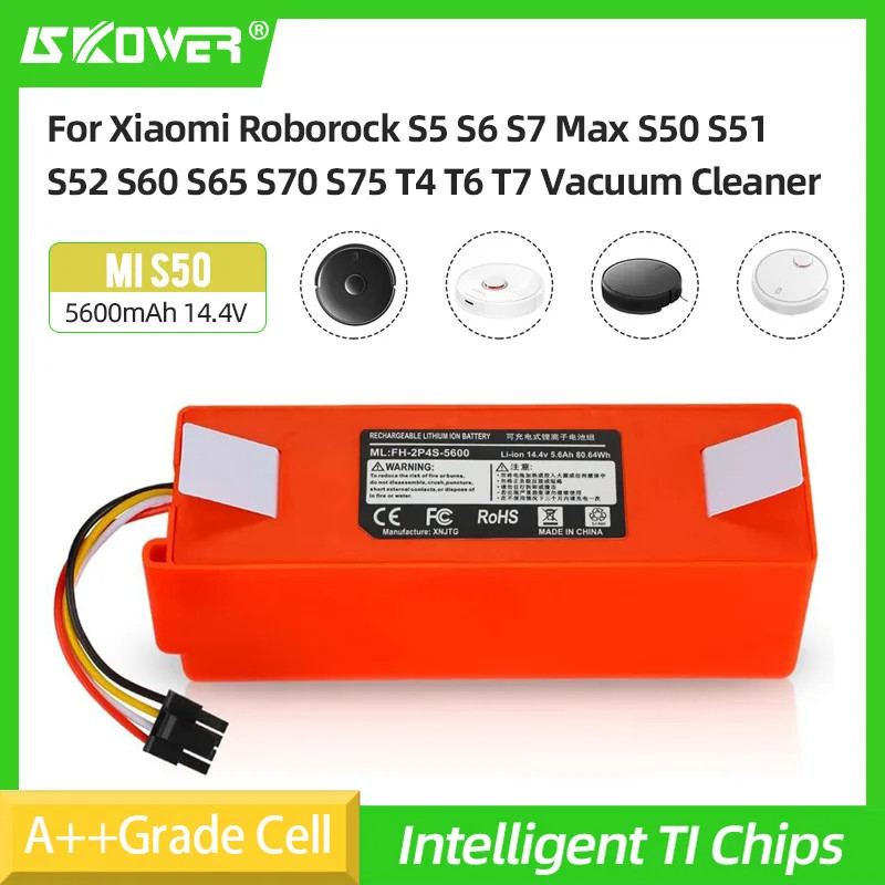 แบตเตอรี่สําหรับ Roborock S5 S6 S7 S50 S51 S52 S5Max S6 MaxV S7 Max G10 G10s เครื่องดูดฝุ่น